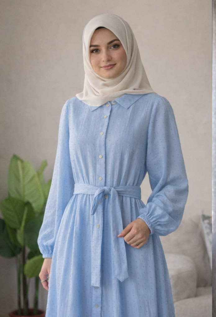Modest A-Line Pamuk Dress Fully Lined | Aurora Fashion Boutique Modest A-Line Pamuk Dress Fully Lined | Aurora Fashion Boutique