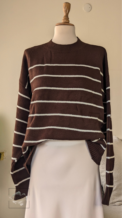 Striped Tricot Top