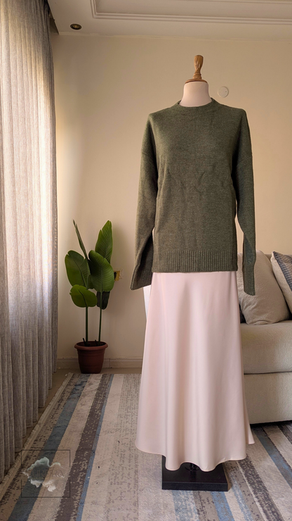 Plain Tricot Sweater