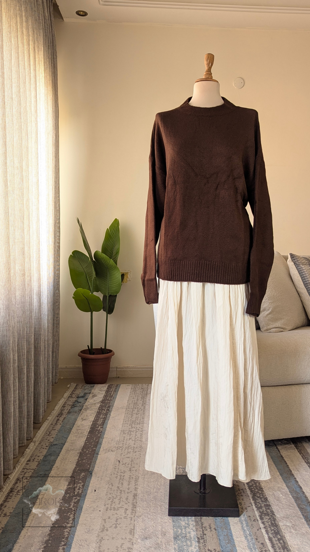 Plain Tricot Sweater