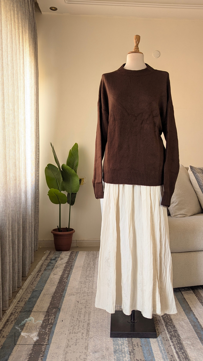 Plain Tricot Sweater