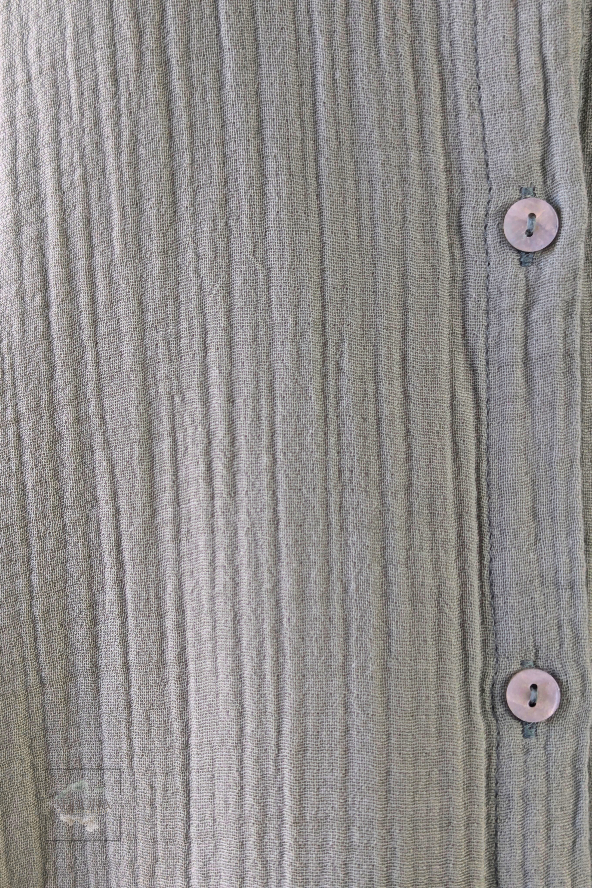 Oversized Cotton Long Sleeve Shirt in Khaki – Aurora Fashion Boutique