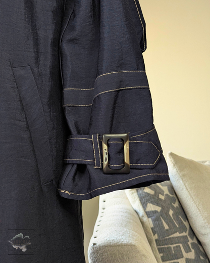 Modern Flap Trench Coat