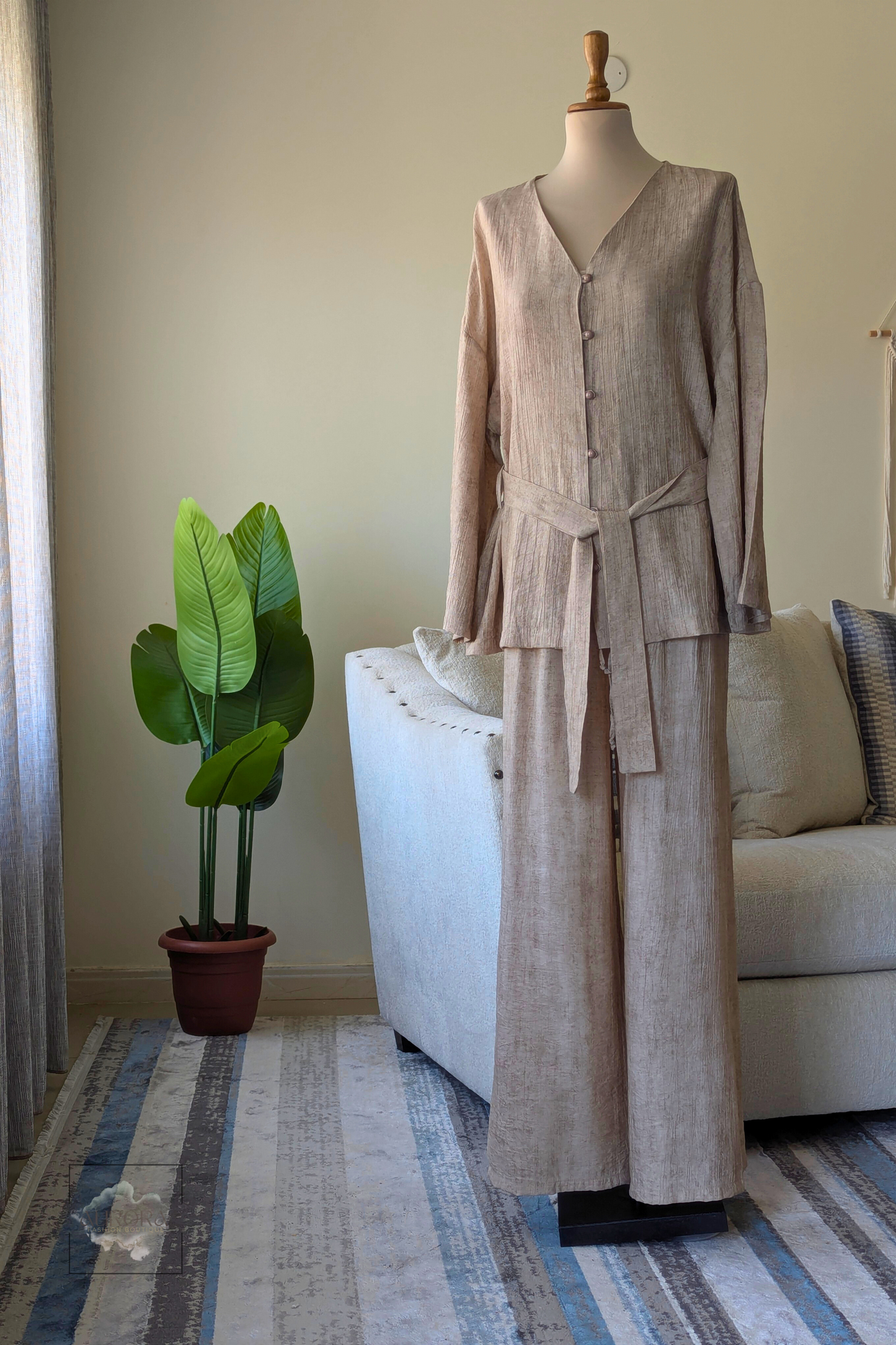 Two-Piece Suit Set – Shirt & Pants