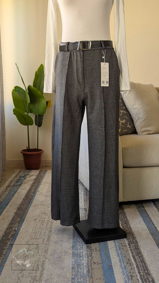 Tailored Textured Pants