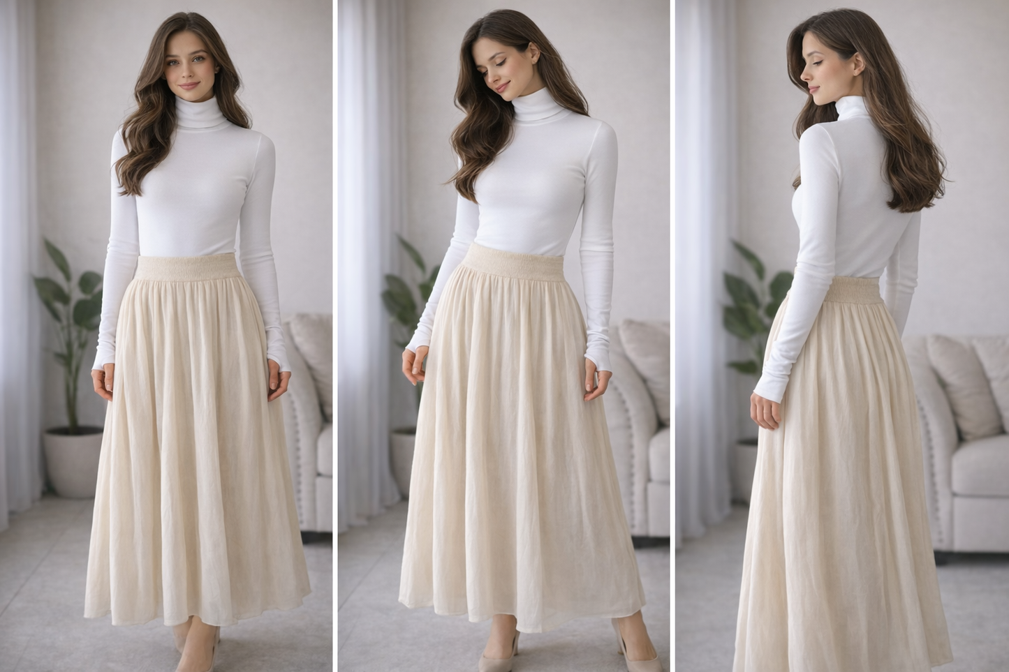 Turtle Neck Body with Thumb Openings